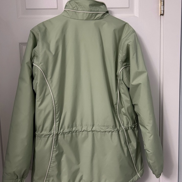 Columbia Light Green Fleece-Lined Jacket - Picture 2 of 3
